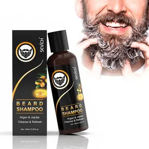 Venda por atacado de óleo Rgan 3 em 1 para homens, shampoo para barba e bigode, espuma para lavar e refrescar a barba