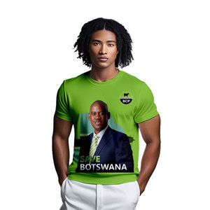 Gahumi T-shirt de promotion de la campagne électorale personnalisé bon marché Sublimation Preside Weah T-shirt d'élection - Product Image 6