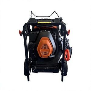 Cortacésped de gasolina autopropulsado de 4 tiempos con ruedas altas, cuchilla cilíndrica, 200cc, caja de recogida de césped de 65L, eliminación de restos de césped, para pendientes - Product Image 5
