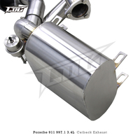 Pipa Knalpot Catback untuk PORSCHE 911 997.1/997.2 Carrera 2004-2012 Boska Pipa Knalpot Depan Baja Tahan Karat Dengan Katalis