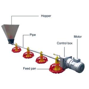 Automatisch Voedingssysteem Voor Vleeskuikens Voor Veevoeders Voor Pluimveebedrijven - Product Image 1