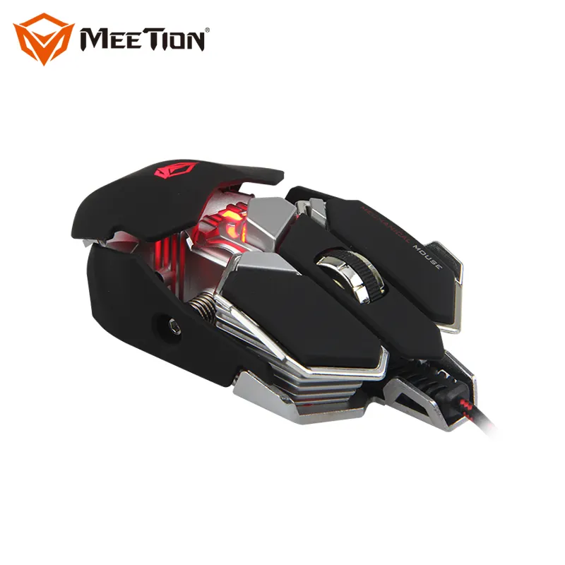 MeeTion M990 Computer PC Wired Four DPI Ergonomic Optical Mechanical 10d High Resolution Gaming Mouse