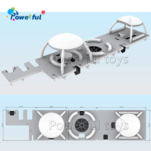 Fácil montaje aquabana <span class=keywords><strong>lago</strong></span> inflable fiesta flotante prohíbe tienda con muelle cabañas flotantes inflables - Product Image 1