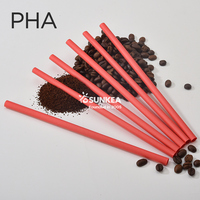 Pailles à boisson compostables maison biodégradables PLA PHA PBS écologiques avec poudre de bambou/fibre de canne à sucre/marc de café