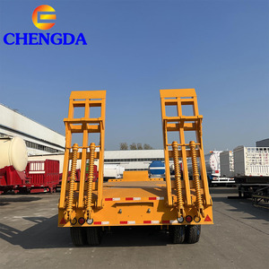 Semirremolque de Cama Baja con Tanque de Combustible, 3 Ejes, 60 Toneladas, Neumáticos Sin Cámara 315/80R22.5, Precio de Fábrica - Product Image 4