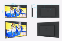 Téléviseur intelligent 75 pouces 4K UHD OEM ODM Fabricant de télévision Nouveau modèle Grand écran Téléviseur intelligent Google TV