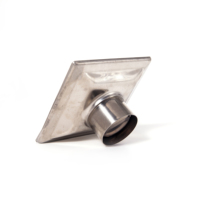 Guide 731028 SS304 100x100mm sortie 40mm coulée anti-odeur drain de sol de douche en acier inoxydable