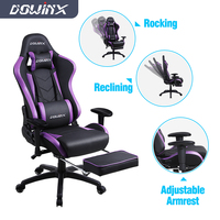 Échantillon gratuit, chaise de jeu ergonomique, pas cher, bureau, ordinateur, Pc, hauteur réglable, inclinable, pivotant, course
