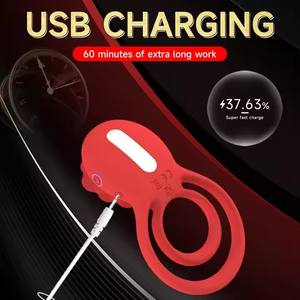 7 titreşim silikon Penis halkası 2G erkek uzaktan kumanda Penis halkası mastürbasyon özel masaj gecikmeli boşalma oyuncak - Product Image 6