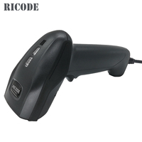 Escáner de código de barras portátil, lector de código de barras Qr 2D, con cable, Android, en Stock