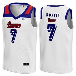 Camiseta de Baloncesto Personalizada para Hombre con Diseño de <span class=keywords><strong>TEKA</strong></span> y Doncic, Camiseta Deportiva Transpirable y Cómoda para Entrenamiento - Product Image 4