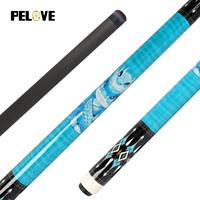 Queue de billard en fibre de carbone de haute qualité de 12,5 mm, 2 pièces, 58 pouces, avec logo personnalisé, vente en gros d'usine