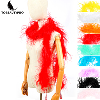 Écharpe plume d'autruche Boa pour la maison fête mariage décor de noël bricolage artisanat vêtements Costume danse robe Accecssoy