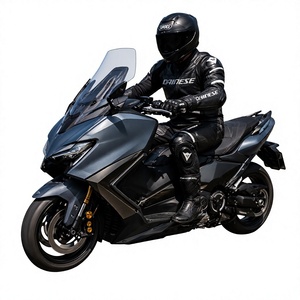 Traje de Motocicleta de Cuero de Manga Larga, Impermeable, Resistente al Viento, para Todas las Estaciones, Unisex, Chaqueta y Pantalones, Modelo 560 TECH MAX - Product Image 1