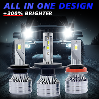 Ampoule de phare LED Espumoso Super Bright H4 6000K 120W 14000LM H1 H3 H4 H7 H11 9005 9006 9012 IP68 étanche