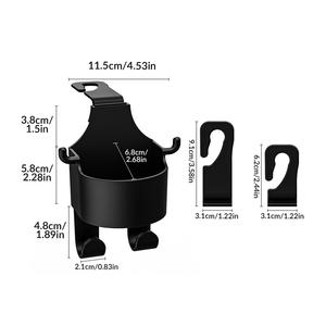 6 pz portabicchieri per auto con gancio per poggiatesta per ombrelli e generi alimentari - Product Image 4