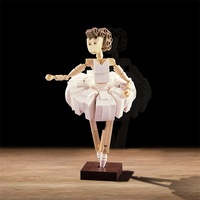 GoldMoc MOC-163028 Ballerina Dance Model Kids DIY Puzzle Toys Action Figures Building Blocks Set Bricks Toy