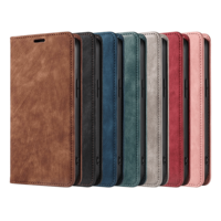 CasePeak-Étui portefeuille rétro magnétique en cuir pour Iphone 17 16 16e 15 14 13 12 11 Pro Max 7 8 Plus
