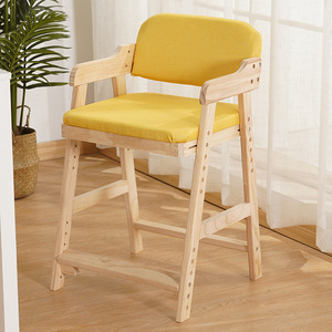 <span class=keywords><strong>Silla</strong></span> alta de <span class=keywords><strong>madera</strong></span> <span class=keywords><strong>Silla</strong></span> de estudio ajustable para niños <span class=keywords><strong>Silla</strong></span> de comedor para niños pequeños - Product Image 5