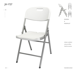 Plastic Chair Stackable UV Protection Cheap Outdoor Plastic Chair White Folding Plastic Chair Price Factory Direct Stackable Blow Molded Plastic Chair