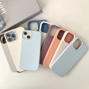 Funda de Silicona Líquida Color Caramelo para <span class=keywords><strong>iPhone</strong></span> 13 Pro Max, Carcasa Protectora de TPU Suave a Prueba de Golpes, Modelo para Móvil/<span class=keywords><strong>XR</strong></span> - Product Image 3