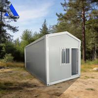 Structure de bureau modulaire préfabriquée mobile de 20 pieds (6 mètres) à bas prix, en kit, type conteneur maritime, à vendre