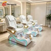 Bassin de pédicure électrique de luxe avec logo personnalisé gratuit, pour salon, avec fonction massage et bain de pieds à remous