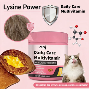 Golosinas Masticables Multivitamínicas Crujientes y Cremosas para Gatos OEM, para la Salud Inmunológica, Apoyo Articular, Vitaminas con Lisina y Probióticos - Product Image 5
