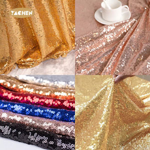 ผ้าปูโต๊ะกลมประดับเลื่อมวิบวับสำหรับงานปาร์ตี้วันหยุดวันเกิดงานแต่งงานงานเลี้ยงฉลองเจ้าสาว ยี่ห้อ YACHEN - Product Image 2