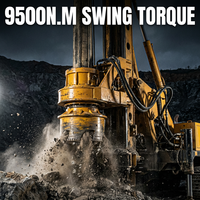 Foreuse de puits d'eau diesel WD450, directement de l'usine |   Foreuse sur chenilles de type 140-350 mm de diamètre, profondeur de forage 450 m, force de levage 25 tonnes, 110 kW