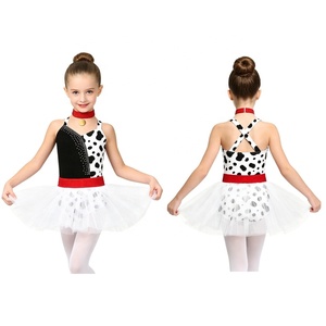 Costumes de cosplay pour filles, personnage Dalmatien, tutu à pois, robes de danse pour enfants, robes de spectacle, spectacles sur scène, sur mesure - Product Image 1