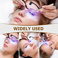 Lampe à cils portable pour extensions de cils, lumière UV LED pour pince à épiler, 2W, mini, séchage rapide de la colle, outil professionnel pour salon de beauté