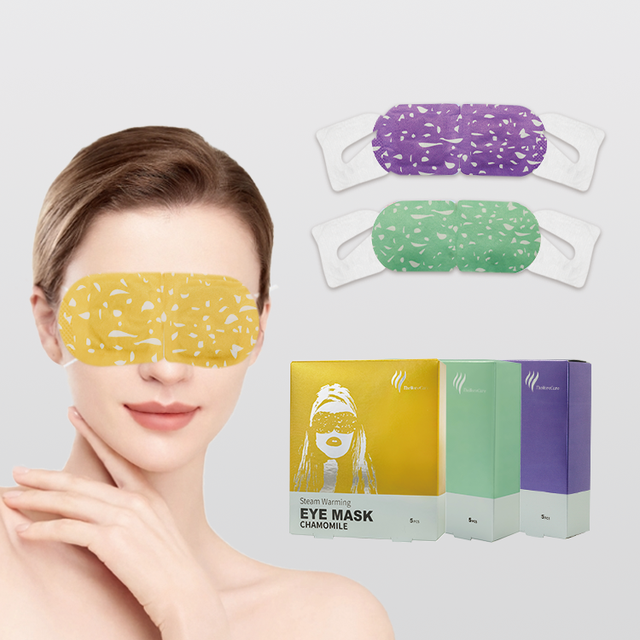Customized Best Self Heating Warming Heated Eyemasks Steam Warm Heat Hot Compress Gentle Instant Disposable Steam Eye Mask Patch