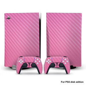 Autocollant en fibre de carbone Data Frog pour la console de manette PS5, peau pour Playstation 5 - Product Image 2