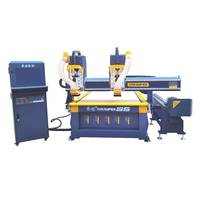 Routeur CNC à 4 axes de haute précision 1325 avec pompe à vide pour le travail des pièces planes et cylindriques