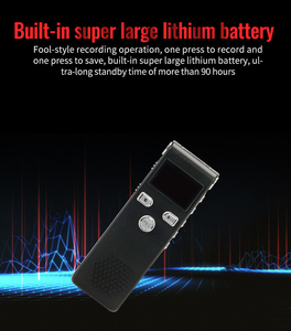 Enregistreur vocal d'étude de conférence transfrontalière Premium X18 Léger AI Smart HD Réduction du bruit Enregistreur activé par la voix <span class=keywords><strong>MP</strong></span> - Product Image 5