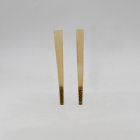Tubes filtrants coniques en papier kraft brun personnalisés, pré-roulés, avec design évasé, enduits de cire de polyéthylène aseptique