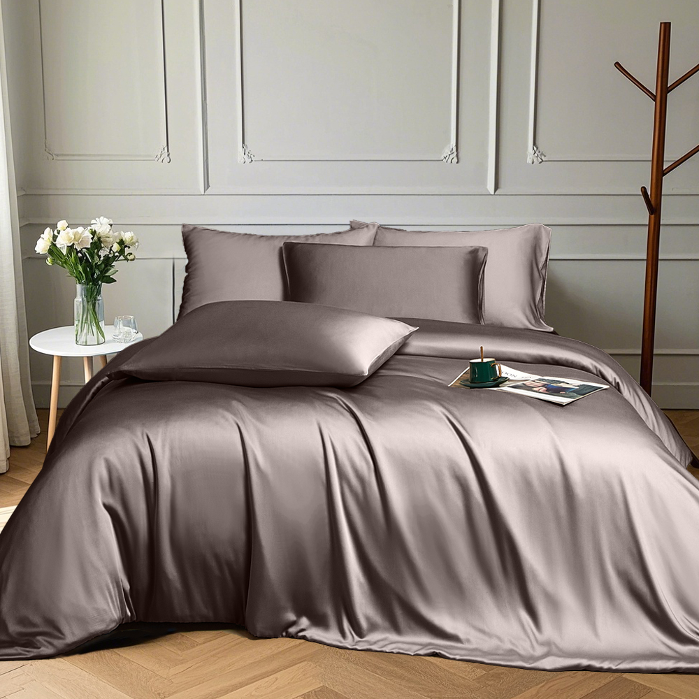 Hot Sales Bamboo Bedsheets Bedding Set For Bamboo Natural Fabric Bedding Set Modern Woven Style Fitted Pillowcase Bed Sheet