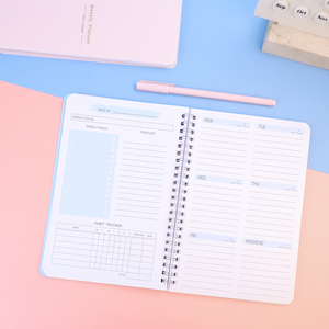 Оптовая продажа, ежедневник на 365 дней, ежемесячный Еженедельный планировщик A5, блокнот из искусственной кожи, индивидуальные 2025 календари, планировщики - Product Image 5