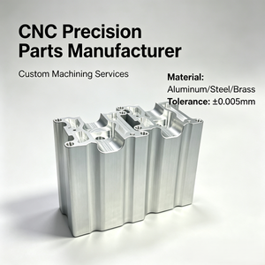 โครงสร้างอะลูมิเนียมกลึง CNC ความแม่นยำสูง ชิ้นส่วนประกอบเชิงกลแบบกำหนดเอง - Product Image 1