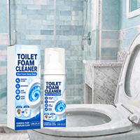 Nettoyant WC désodorisant sans logo 60 ml, éliminateur de taches, parfum océan frais, mousse bleue