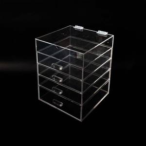 Organizador de Exhibición de Joyería Acrílico Transparente de Estilo Moderno Personalizado, Cajas de Regalo de Anillo de Pendiente Ecológico, Cajón de Almacenamiento para - Product Image 1