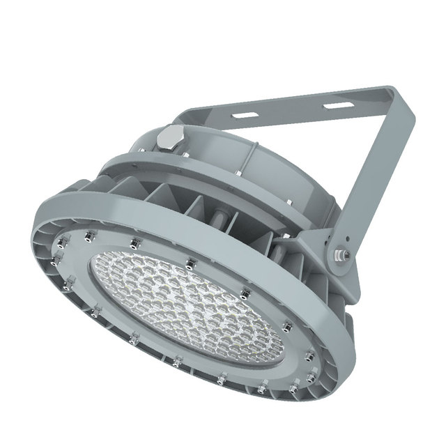 Circular Shape IECEx ATEX LED Explosion Proof Flood Light IP66 200W Hazardous Area Ex-proof Light Zone 1