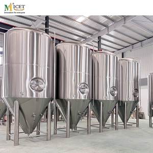 Micet ถังหมักสแตนเลส6000L 5000L ถังหมักเบียร์ทรงกรวยถังหมักเบียร์ isobaric jacked unitank - Product Image 2
