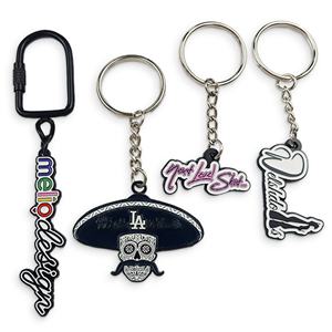 Porte-clés personnalisé en alliage de zinc avec logo émaillé coloré 2D/3D, idéal pour la promotion et la décoration, vente en gros - Product Image 1