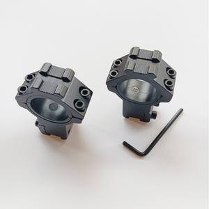 Nhiệm vụ nặng nề 30mm Phạm vi gắn kết phụ kiện chiến thuật hai pin 1inch Vòng phạm vi gắn kết phù hợp với 11mm với cơ sở đường sắt hàng đầu - Product Image 3