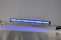Golddeer 35 pulgadas azul LEDs luz semáforo advertencia baliza estroboscópica para ambulancia camiones de bomberos vehículo de emergencia