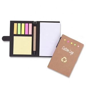Bloc de Notas Adhesivas Promocionales para Regalos Estudiantiles, Bloc de Notas con Cubierta de Papel Kraft, Regalos Publicitarios - Product Image 1
