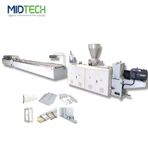 PVC WPC Plastic Extrusion Machine for Rolling Shutter Doors and Blind Shades Profile with Competitive Price