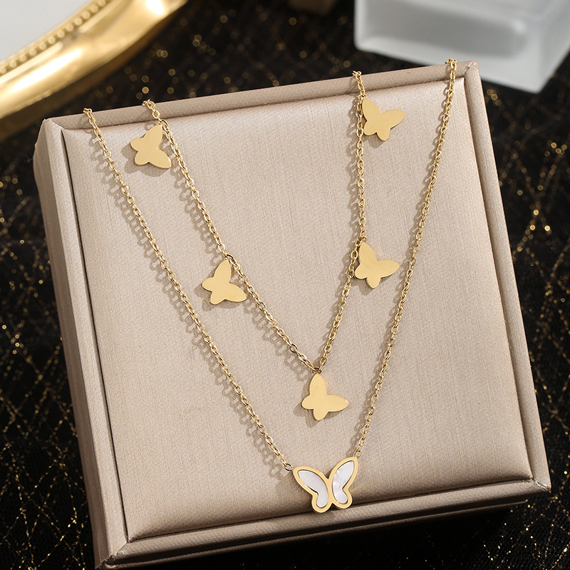 Double chaîne papillon